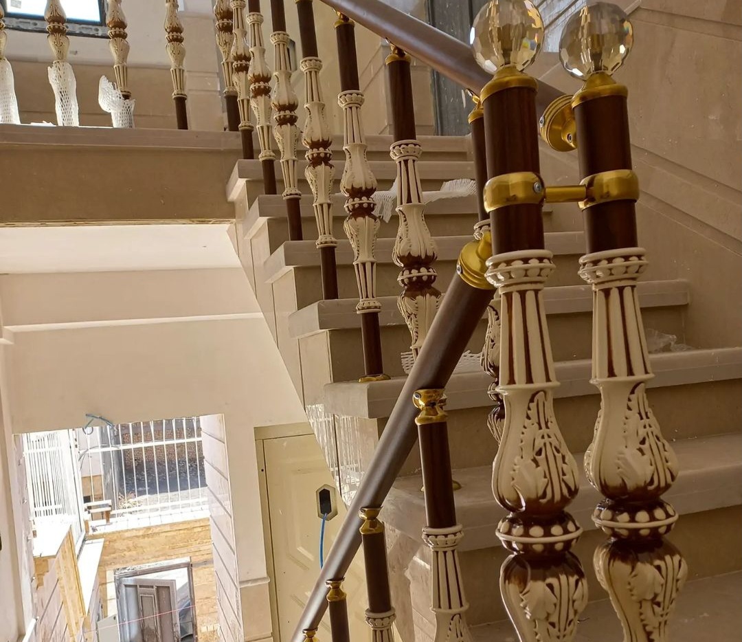 نرده تلفیقی طرح گل 