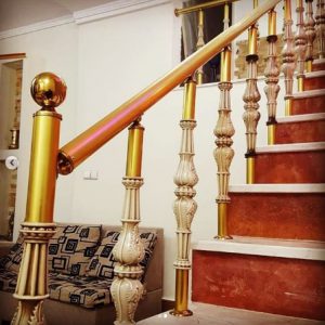 نرده تلفیقی طرح گل