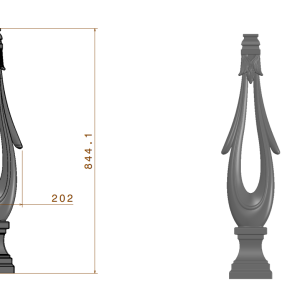 نرده طرح اشکی