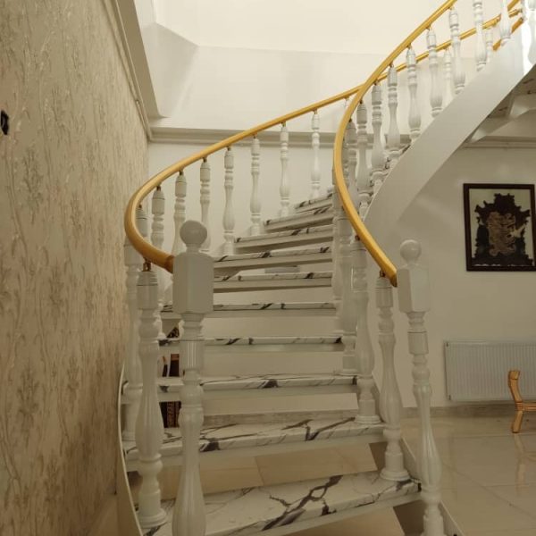 نرده طرح چوب