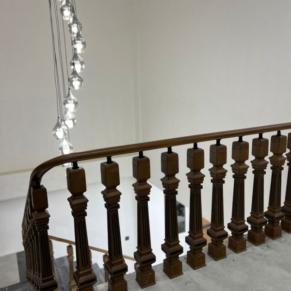 نرده طرح چوب